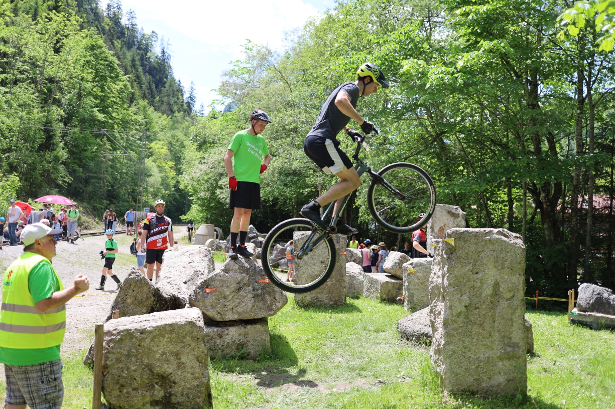 1. Platz in sichtweite beim Fahrradtrial in Kiefersfelden