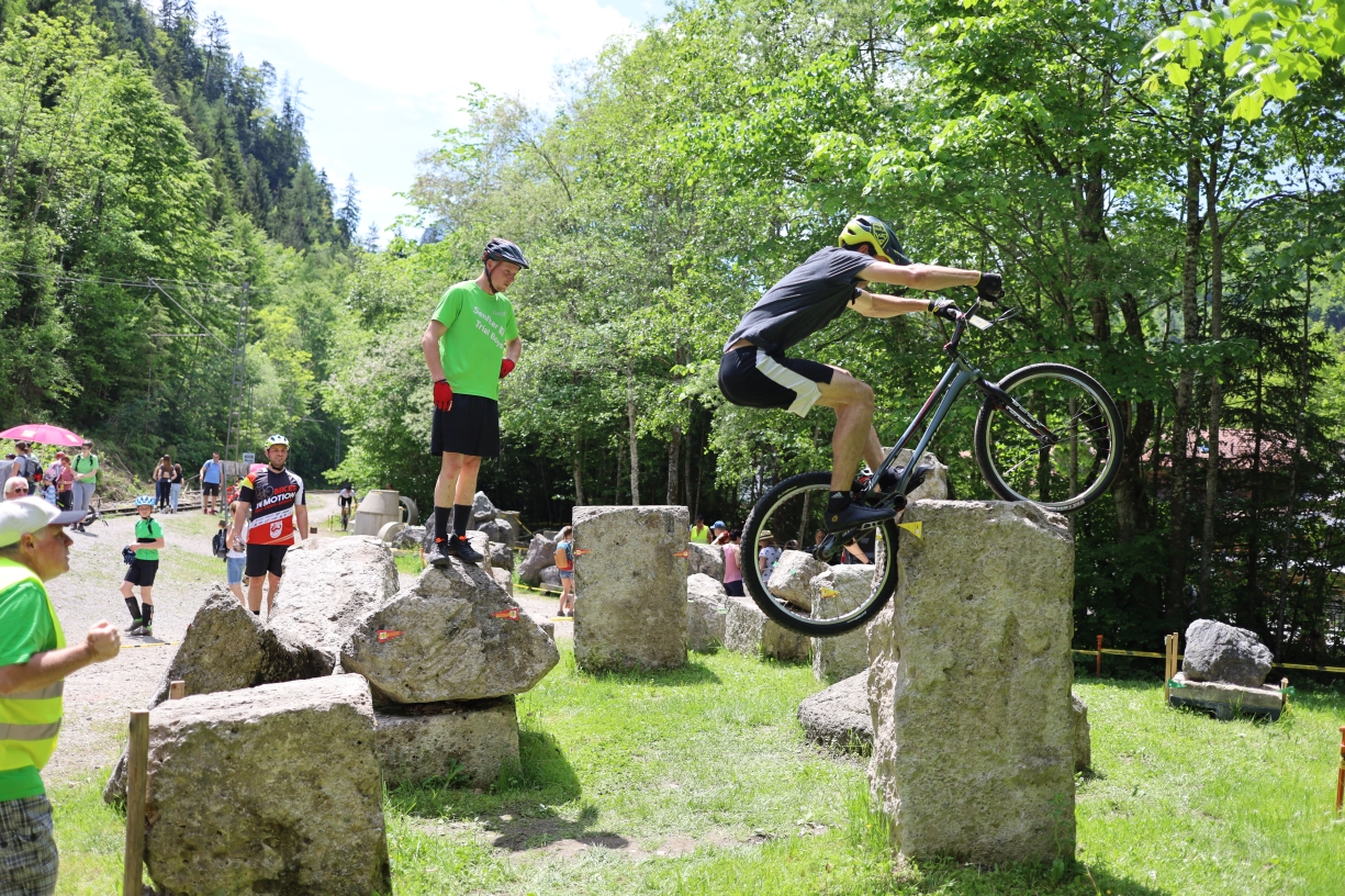 1. Platz in sichtweite beim Fahrradtrial in Kiefersfelden